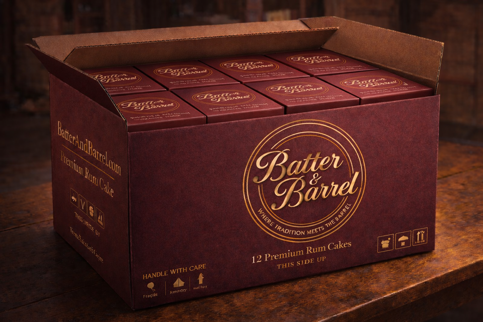 Corporate Gifting Case – 12 Cakes(2.2 lb each)