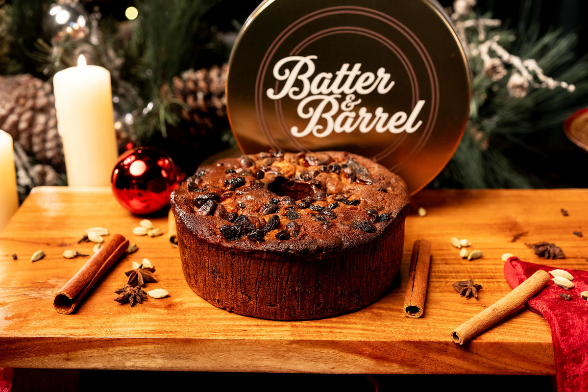Premium Rum-Infused Dry Fruit Cake Tin Pack, 1 kg (2.2 lb)