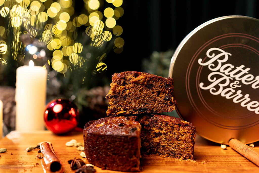 Premium Rum-Infused Dry Fruit Cake Tin Pack, 1/2 kg (1.1 lb)