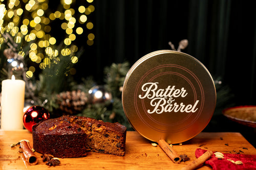 Premium Rum-Infused Dry Fruit Cake Tin Pack, 1/2 kg (1.1 lb)