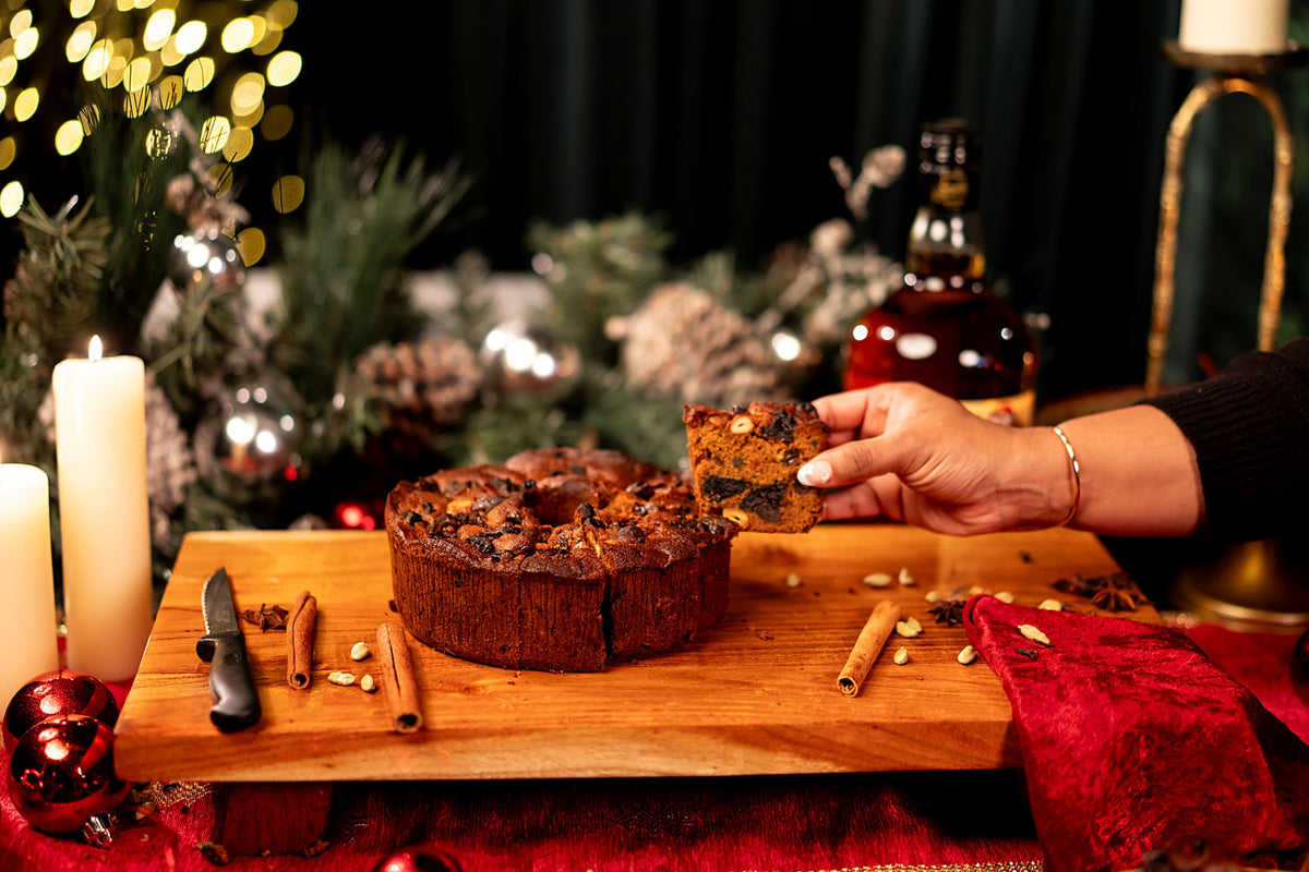Premium Rum-Infused Dry Fruit Cake Tin Pack, 1 kg (2.2 lb)