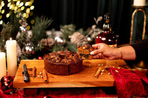 Premium Rum-Infused Dry Fruit Cake Tin Pack, 1 kg (2.2 lb)